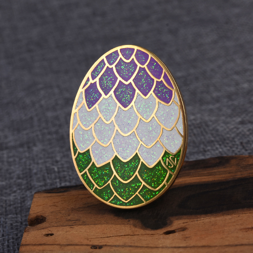 Easter Egg Glitter Hard Enamel Pins