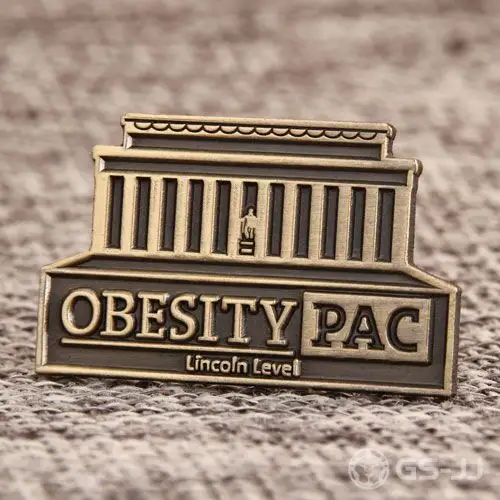 Obesity PAC Custom Lapel Pins Obesity PAC Custom Lapel Pins