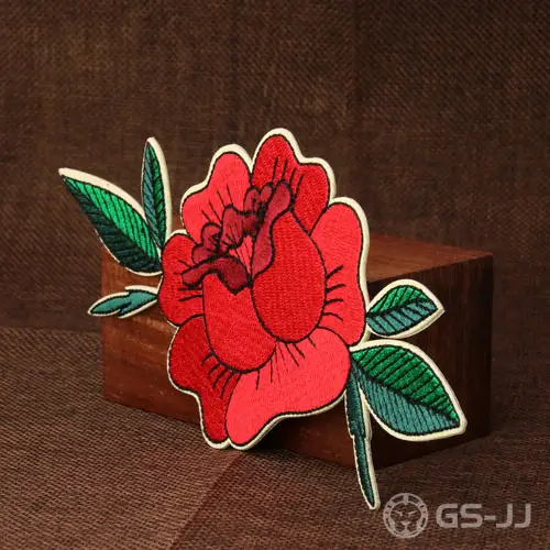 Flower Custom Embroidered Patches Flower Custom Embroidered Patches