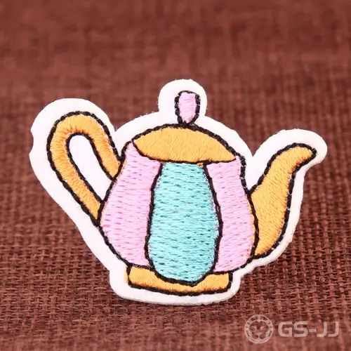 Little Tea Pot Embroidered Patches Little Tea Pot Embroidered Patches