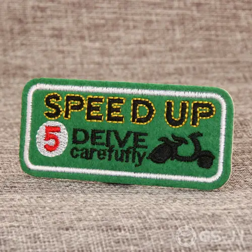 Speed Up Embroidered Patches Speed Up Embroidered Patches