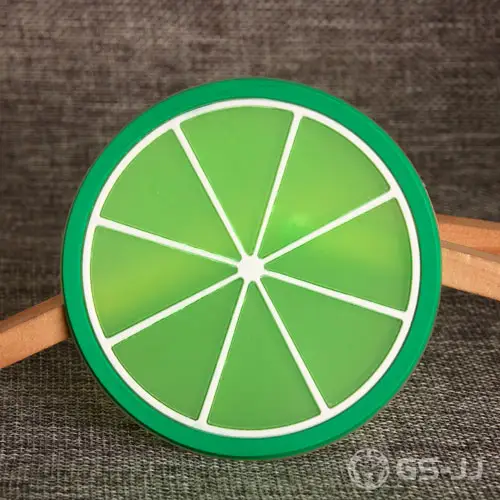 Lime PVC Coaster Lime PVC Coaster