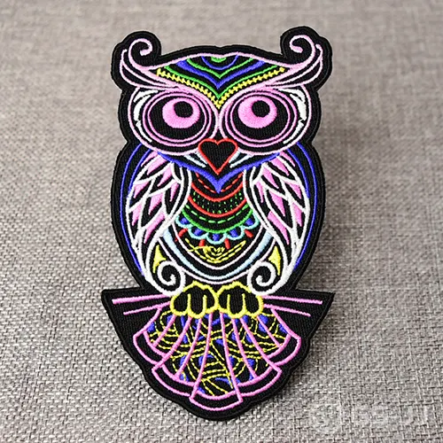 Embroidered Colorful Owl Patches Embroidered Colorful Owl Patches