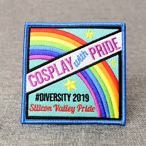 Embroidered Rainbow Patches