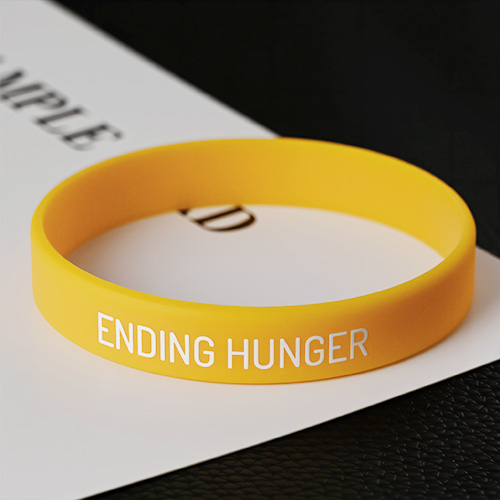 ENDING HUNGER Yellow Wristbands