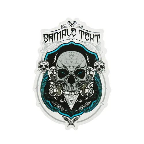 Evil Skull Custom Stickers Evil Skull Custom Stickers