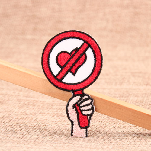 No Love Custom Iron on Patches
