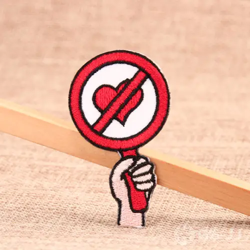 No Love Custom Iron on Patches No Love Custom Iron on Patches