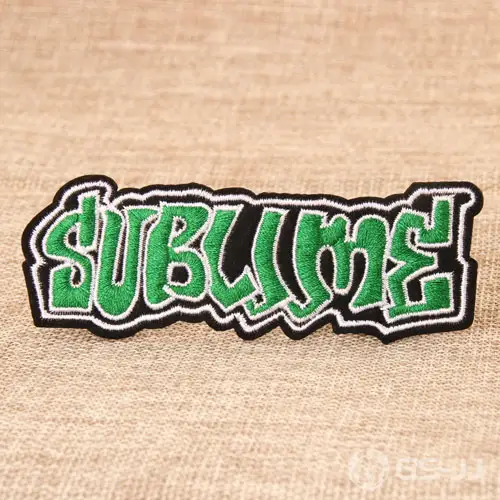 SUBLJJNE Embroidered Patches SUBLJJNE Embroidered Patches