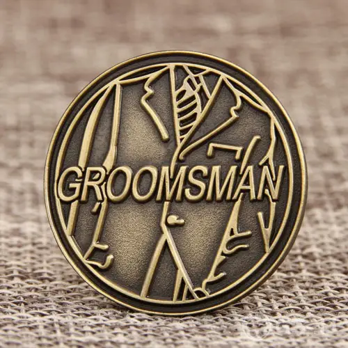 Groomsman custom pins Groomsman custom pins