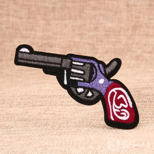 Pistol Custom Embroidered Patches Pistol Custom Embroidered Patches