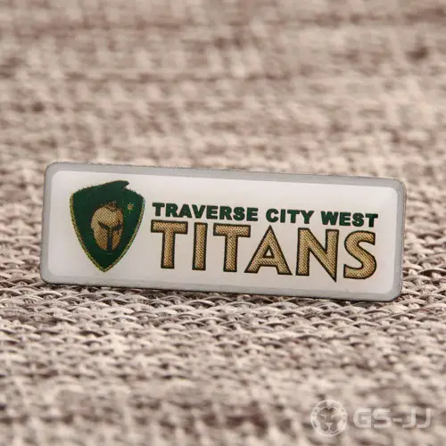 Traverse City West Titans Custom Lapel Pins Traverse City West Titans Custom Lapel Pins