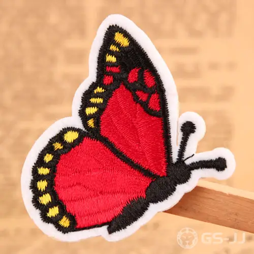 Flying Butterfly Embroidered Patches Flying Butterfly Embroidered Patches