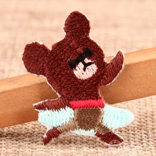 Ballet Bear Custom Embroidered Patches Ballet Bear Custom Embroidered Patches
