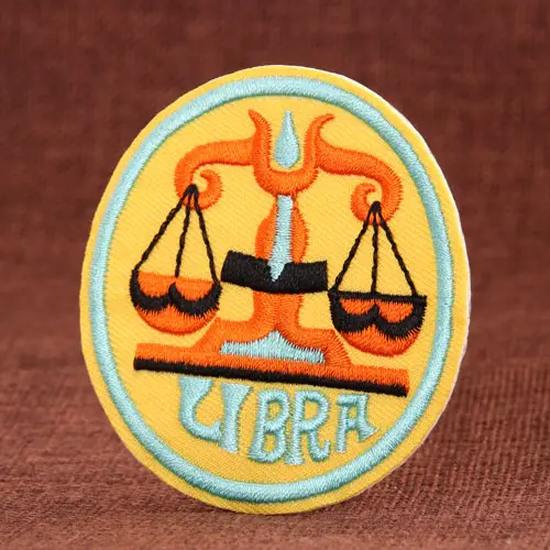 Libra Embroidered Patches