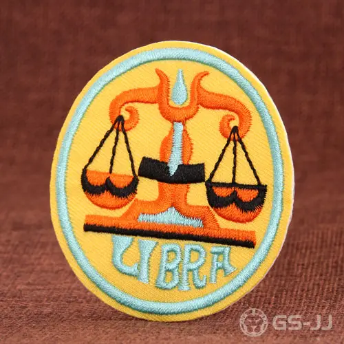 Libra Embroidered Patches Libra Embroidered Patches