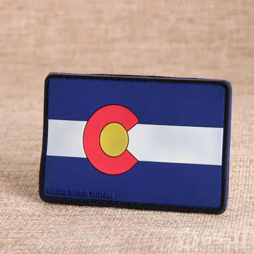 Colorado State Flag PVC Patches Colorado State Flag PVC Patches