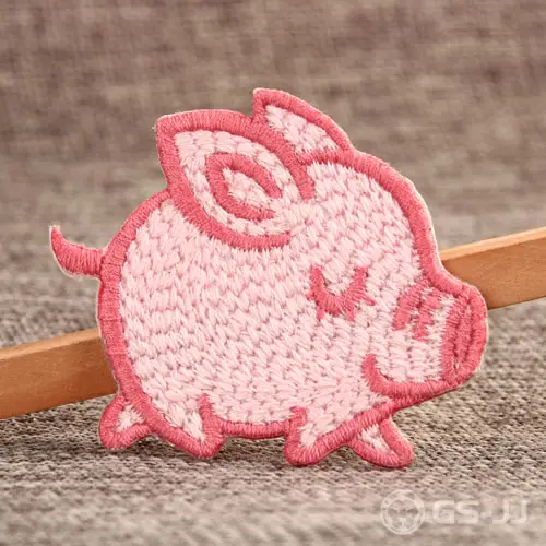 Pink Pig Custom Embroidered Patches Pink Pig Custom Embroidered Patches