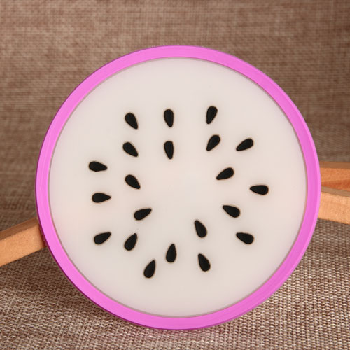 White Pitaya PVC Coaster