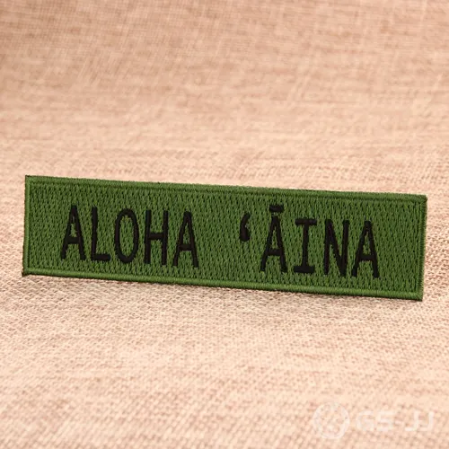 Aloha Custom Embroidered Iron On Patches Aloha Custom Embroidered Iron On Patches
