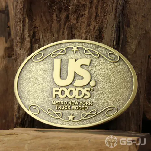 US Foods Brass Belt Buckles US Foods Brass Belt Buckles