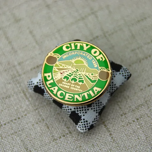 Lapel pins for Placentia