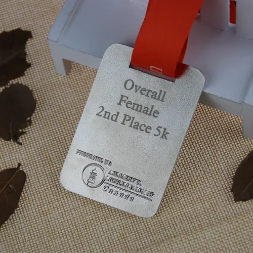 Custom Running Medals for Silver Medal