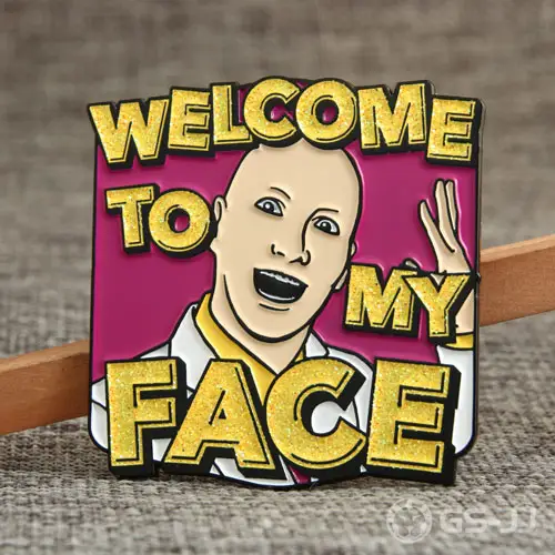 Face Shinning Lapel Pins Face Shinning Lapel Pins