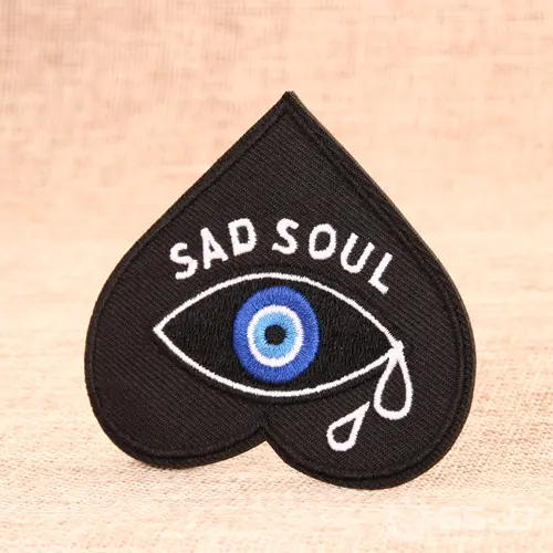 Sad Soul Embroidered Patches Sad Soul Embroidered Patches