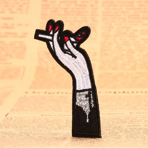 Finger Cigarette Custom Cheap Patches 