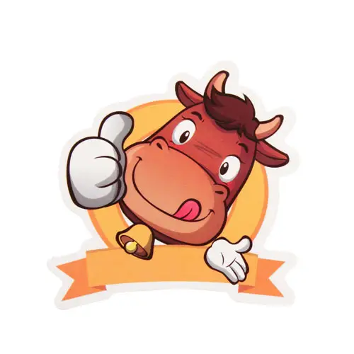 Cartoon Cattle Custom Stickers Cartoon Cattle Custom Stickers