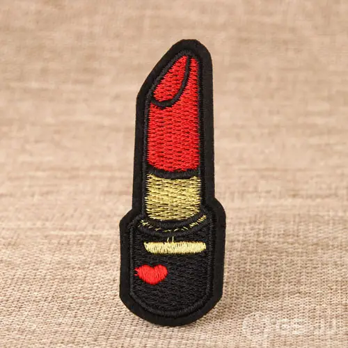 Lipstick Custom Embroidered Patches Lipstick Custom Embroidered Patches