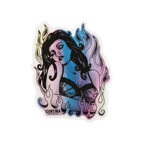 Fire Woman Custom Stickers Fire Woman Custom Stickers