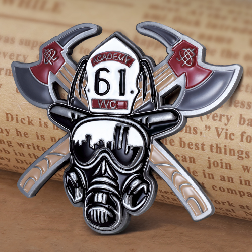 Firefighter Valor Challenge Coins