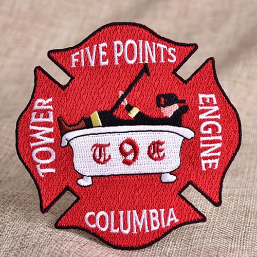 Fireman Embroidery Patches