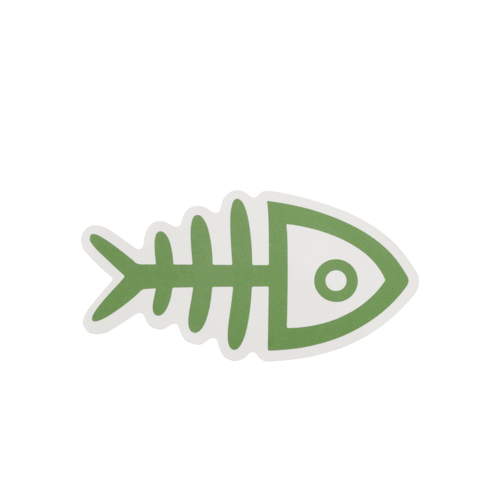 Fish Bones Custom Stickers