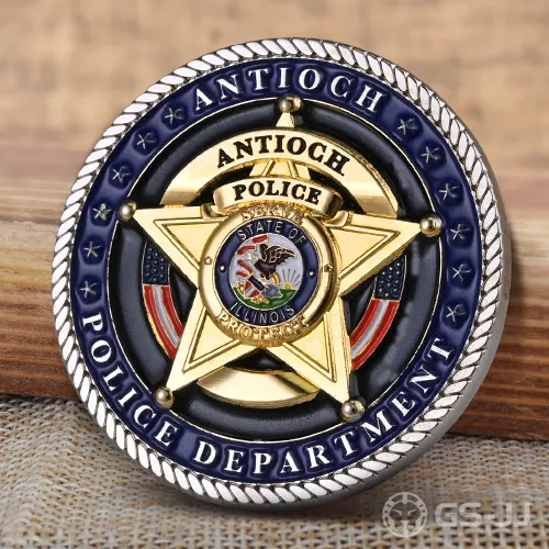 Five-pointed Star Eagle Police Challenge Coins Five-pointed Star Eagle Police Challenge Coins