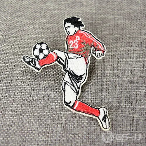 Football Player Embroidered Patches Football Player Embroidered Patches