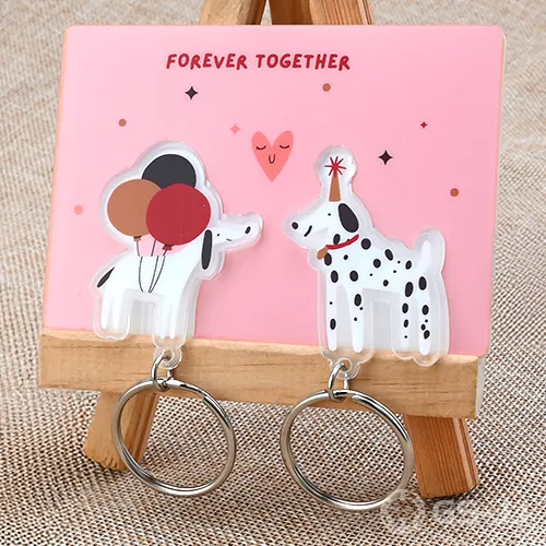 Forever Together Custom Couple Acrylic Keychains Forever Together Custom Couple Acrylic Keychains