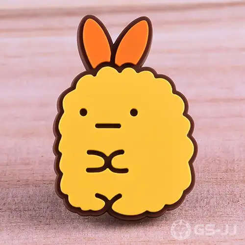 Fried Shrimp PVC Patches Fried Shrimp PVC Patches
