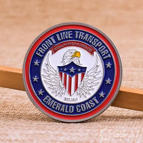 Front Line Transport Quality Challenge Coins Front Line Transport Quality Challenge Coins