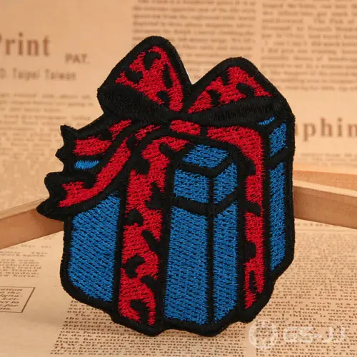 Gift Box Embroidered Patches Gift Box Embroidered Patches