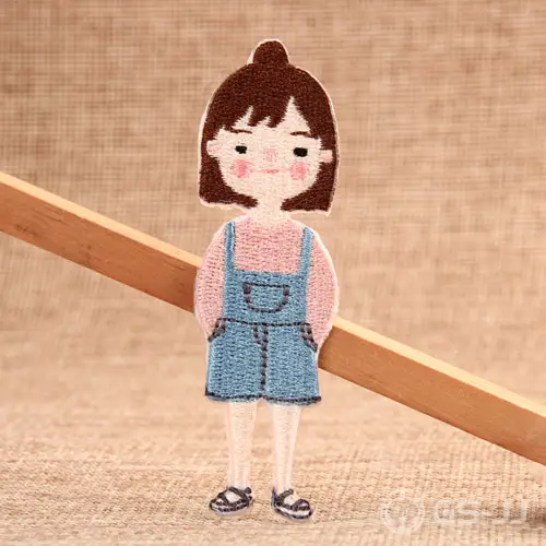 Girl Embroidered Patches Girl Embroidered Patches