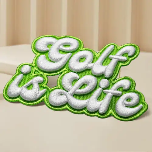 Golf Is Life Custom 3D Embroidered Patches