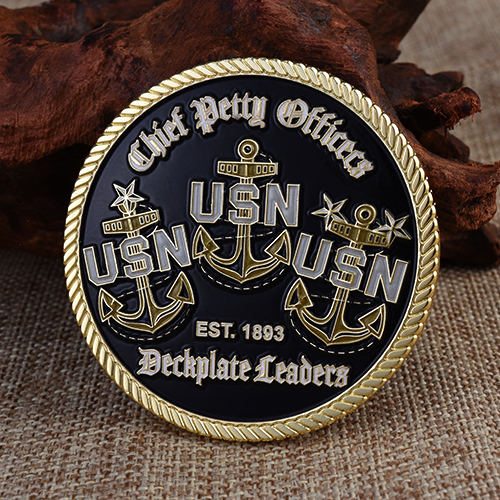 Greater Los Angeles Chiefs Navy Challenge Coins