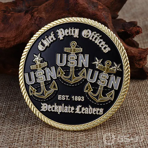 Greater Los Angeles Chiefs Navy Challenge Coins Greater Los Angeles Chiefs Navy Challenge Coins