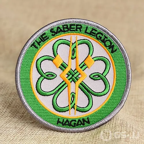Green Pattern Embroidered Patches Green Pattern Embroidered Patches