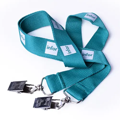 Green Sample Custom Lanyards