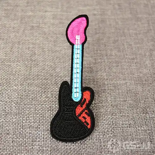 Guitar Embroidered Patches Guitar Embroidered Patches