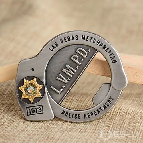 Handcuff Bottle Opener Challenge Coins Handcuff Bottle Opener Challenge Coins